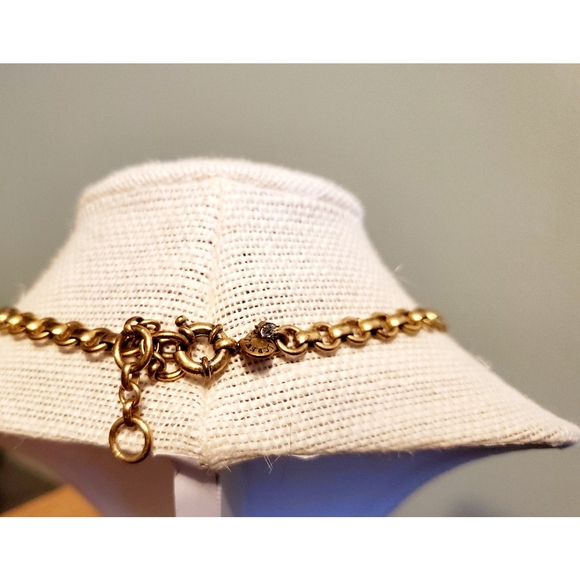 Vintage J. Crew Chunky Statement Rhinestone Necklace - Picture 5 of 8